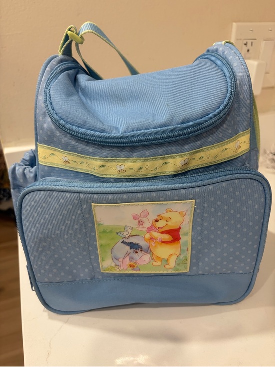 Handbags - Rare Vintage Disney Winnie the Pooh Blue Diaper/lunch bag